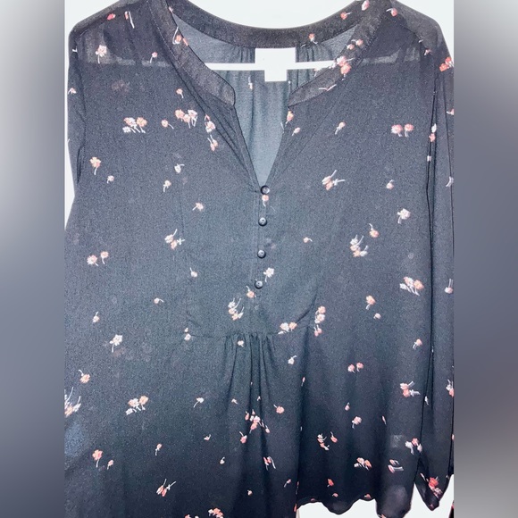 Liz Claiborne Oversized Blouse Large - Picture 6 of 7